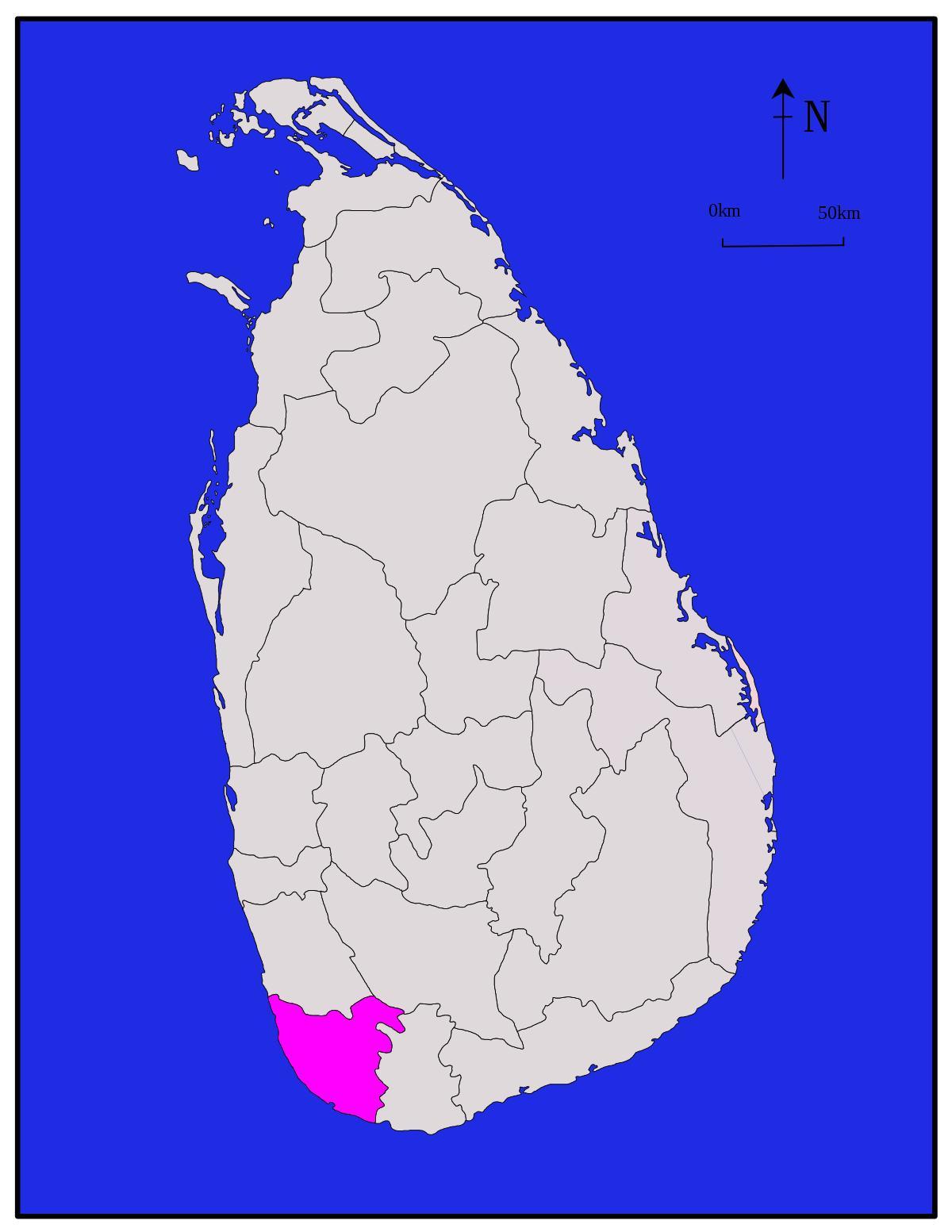 નકશો galle શ્રિલંકા