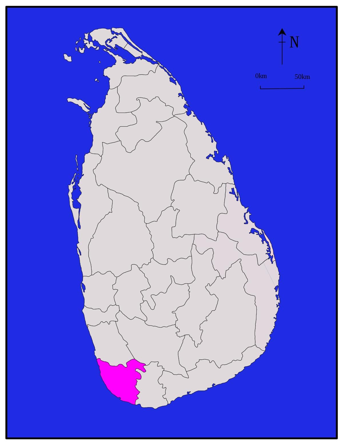નકશો galle શ્રિલંકા