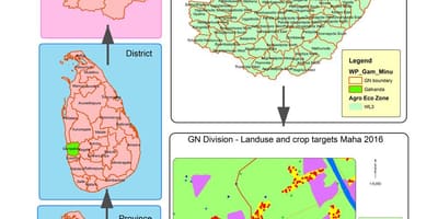 નકશો જીએન ડિવિઝન નકશો શ્રિલંકા