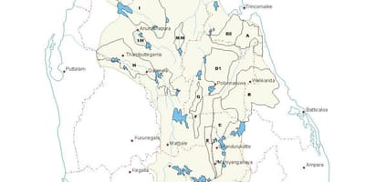નકશો ટાંકી માં શ્રિલંકા